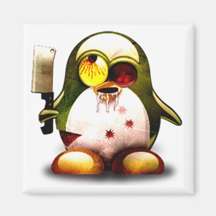 Íman Zombi Tux (Linux Tux)