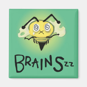 Íman Zombie Bee/Zom-BEE - CÉREBROS.