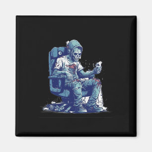 Íman Zombie Gamer Halloween Figurume Jogos Vídeo game C