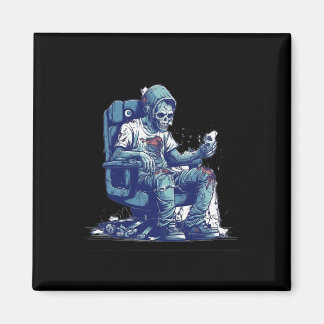 Íman Zombie Gamer Halloween Figurume Jogos Vídeo game C