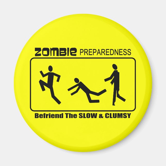Íman Zombie Prepreparação para o Befriend LENTA Design  (Frente)