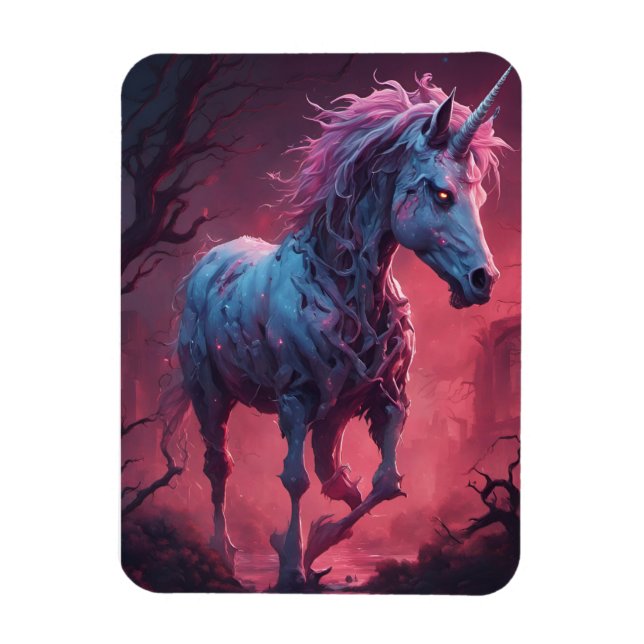Íman Zombie Unicorn (Vertical)
