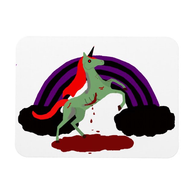 Íman Zombie Unicorn (Horizontal)