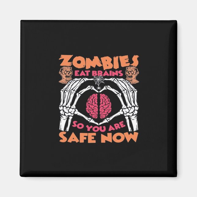 Íman Zombies Comem Cérebros Clássicos (Frente)