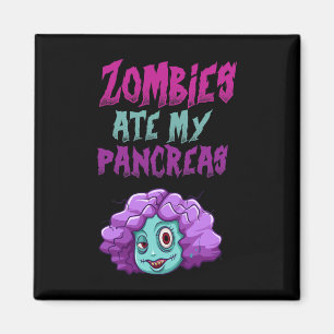 Íman Zombies Comem Meu Pâncreas Meninas Diabetes Tipo 1