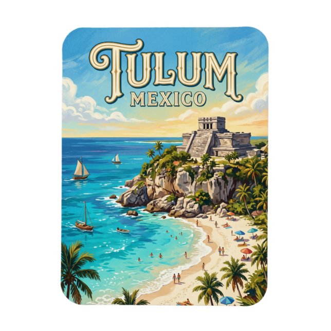 Íman Zona Arqueológica de Tulum México (Vertical)