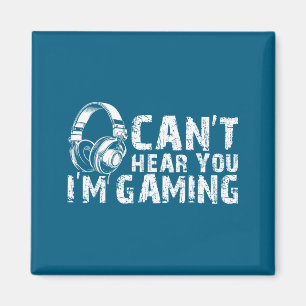 Íman Zona de Jogos Foco Camiseta Gamer Citação Divertid