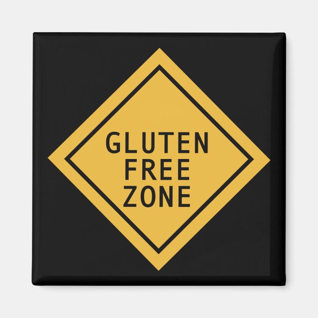Íman Zona Livre de Gluten (Frente)