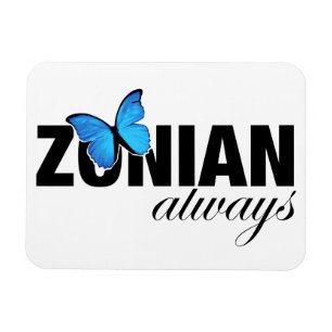 Íman Zonian sempre com borboleta