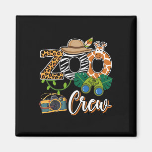 Íman Zoo Giraffe Crew Safari Animal Zoo Crianças Fie