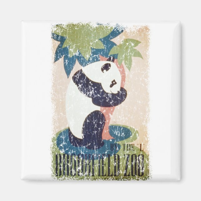 Íman Zoo-Panda Brookfield angustiado (Frente)