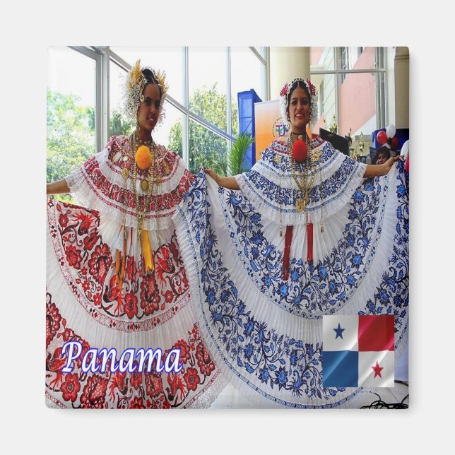 Íman zPA011 PANAMA, Panamanian Empolleradas, Fridge, (Frente)