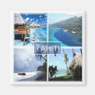 Íman zPF003 TAHITI, Polinésia Francesa, Oceânia, frigor