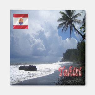 Íman zPF014 TAHITI, Polinésia Francesa, Oceânia, frigor