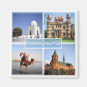 Íman zPK004 KARACHI, MAZAR, QUAID, Paquistão, frigorífi