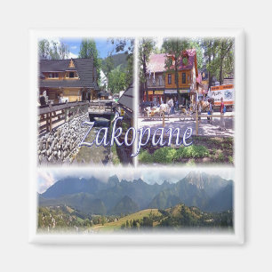 Íman zPL007 ZAKOPANE, Polônia, Europa, geladeira