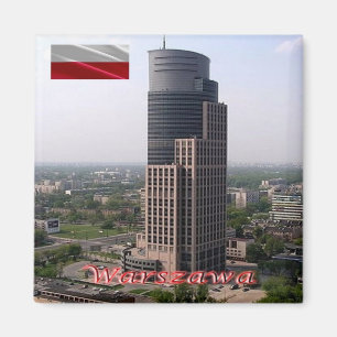 Íman zPL012 WARSAW Trade Tower, Polônia, Europa, frigor