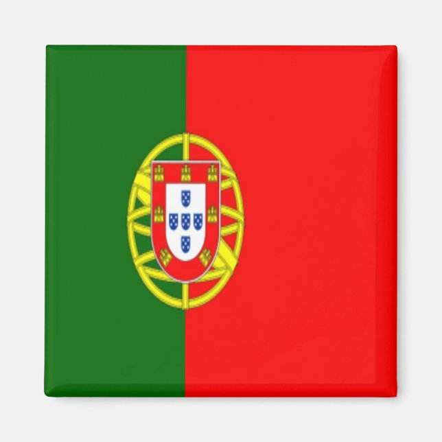 Íman zPT001 PORTUGUÊS FLAG PORTUGUÊS, Fridge (Frente)