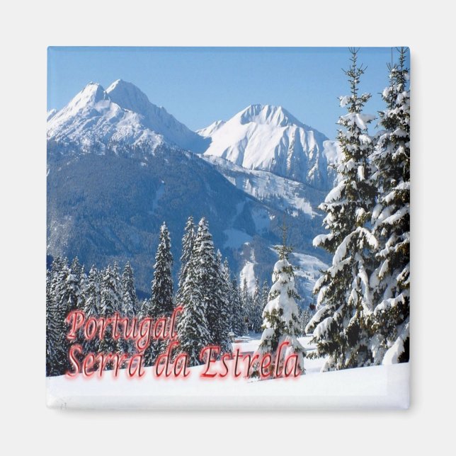 Íman zPT010 SERRA DA ESTRELA, Portugal, Europa (Frente)