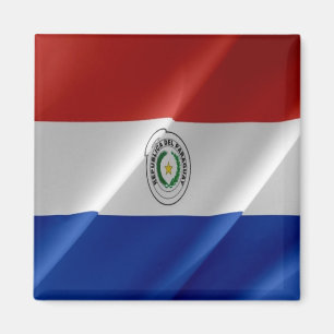 Íman zPY002 PARAGUAY, Sinalizador de onda, América, Fri