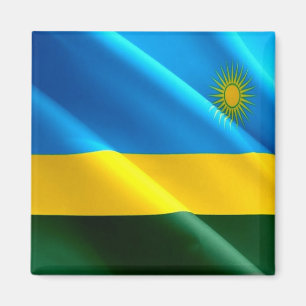 Íman zRW002 RWANDA, Sinalizador de onda, África, gelade