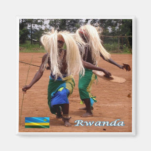 Íman zRW010 RWANDA, dançarinos tradicionais ruandeses,