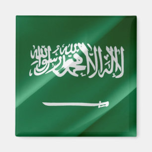 Íman zSA002 acenando a Arábia Saudita FLAG, geladeira