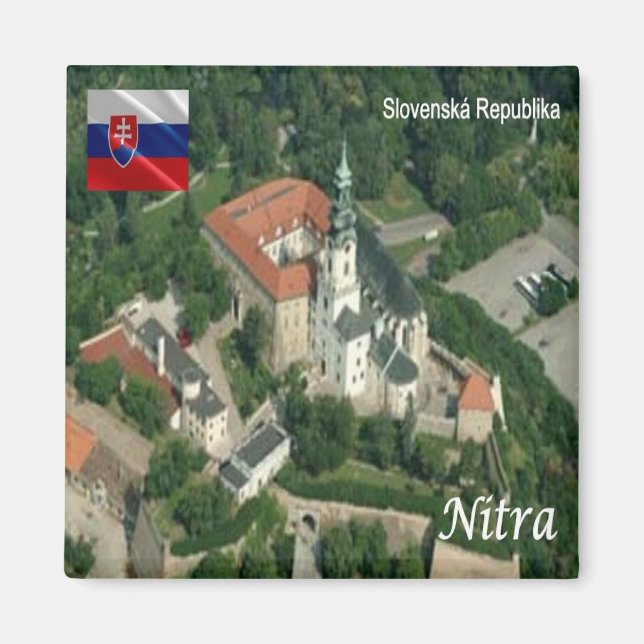 Íman zSK010 NITRA CASTLE, Eslováquia, Europa, frigorífi (Frente)