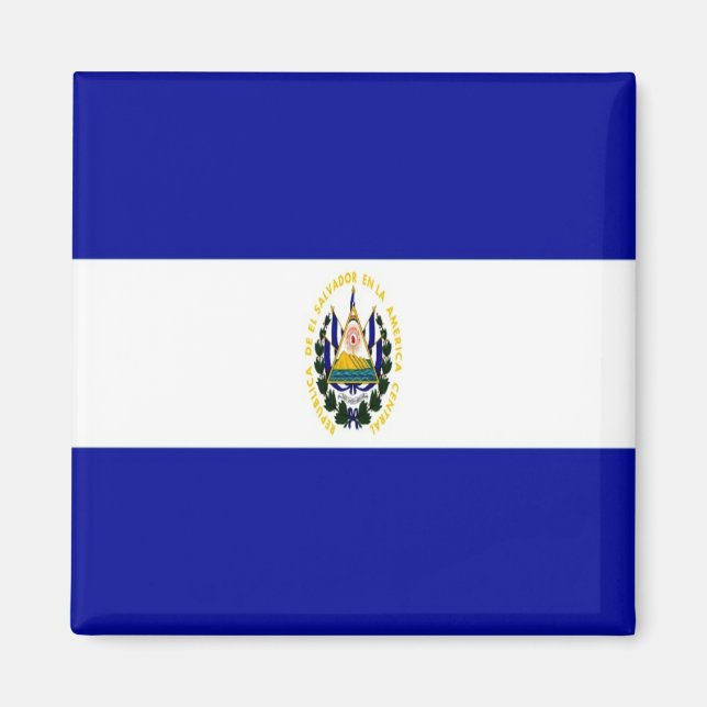Íman zSV001 EL SALVADOR, Flag, America, Fridge (Frente)
