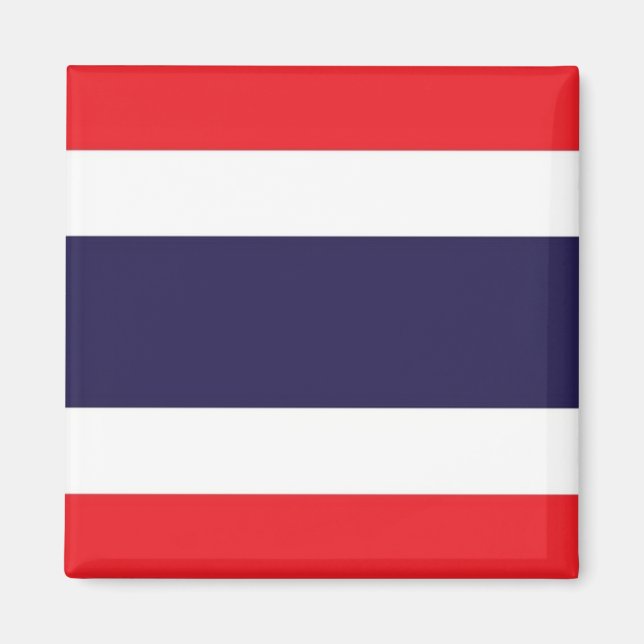 Íman zTH001 Thai FLAG Tailândia, frigorífico (Frente)
