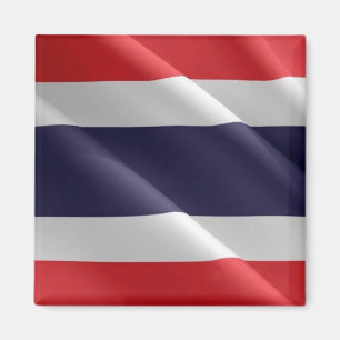 Íman zTH002 bandeira acenando Tailândia,