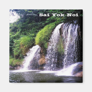 Íman zTH025 cascata de SAI YOK NOI, Tailândia, geladeir