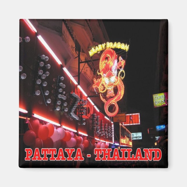 Íman zTH026 Night Club em PATTAYA, Tailândia, Fridge (Frente)