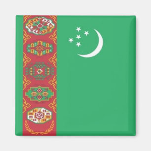 Íman zTM001 Turkmen FLAG Turcomenistão, frigorífico