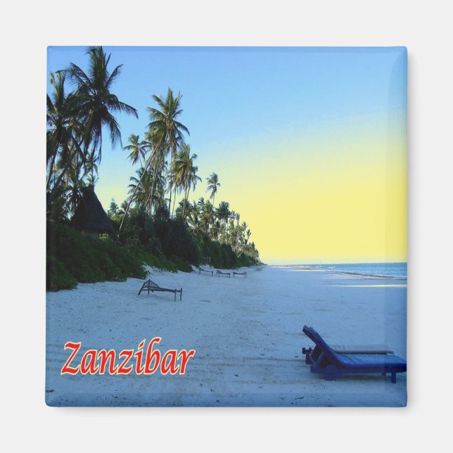 Íman zTZ013 ZANZIBAR, praia da Costa Leste, Tanzânia, F (Frente)