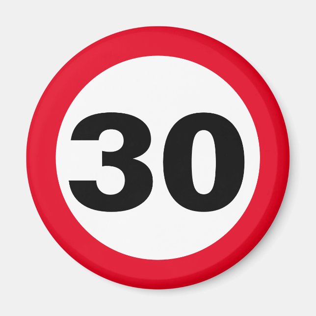 Íman zum Geburtstag 30 (Frente)