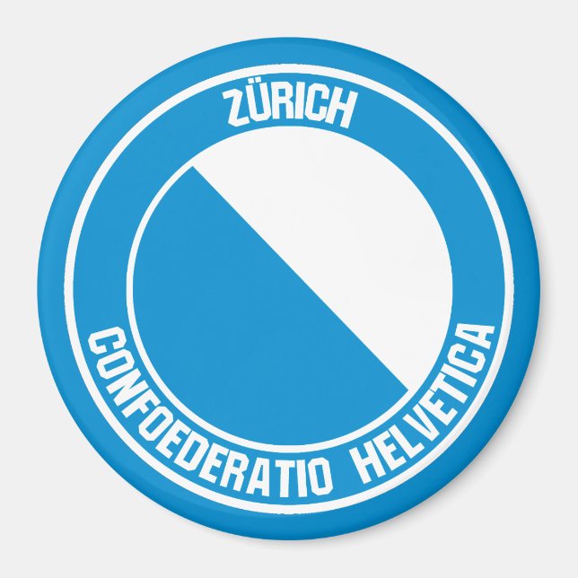 Íman Zürich Round Emblem (Frente)