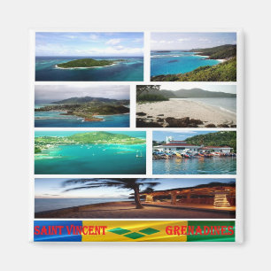 Íman zVC003 SAN VINCENT e GRENADINE, Mosaico, Fridge