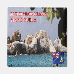 Íman zVG010 VIRGIN GORDA,Ilhas Virgens Britânicas, frig