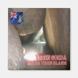 Íman ZVG012 VIRGIN GORDA Ilhas Virgens Britânicas, frig