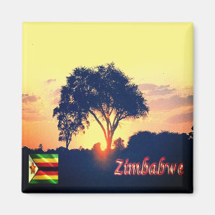 Íman ZW - Zimbábue - pôr do sol das mudanças