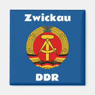 Íman Zwickau, Alemanha - Alemão Retro-Leste (DDR, GDR)