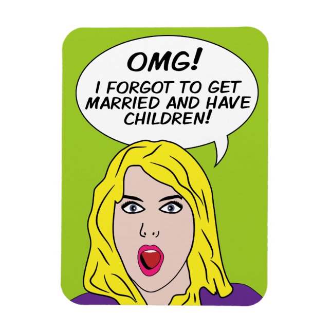 Ímanes RETRO HISTÓRIA EM QUADRINHOS (Vertical)