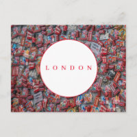 Ímãs de lembrança de Londres vista cartão postal