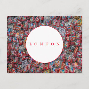Ímãs de lembrança de Londres vista cartão postal