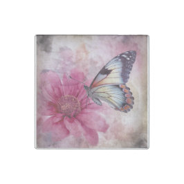 Ímãs Flexisíveis Dreamfly na Canvas Floral