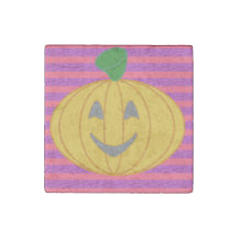 Happy Big Modern Orange Pumpkin 