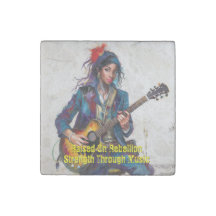Inspiração de Arte Guitarrista Personalizada para