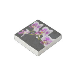 Ímãs Flexisíveis Orquídea branca e roxa