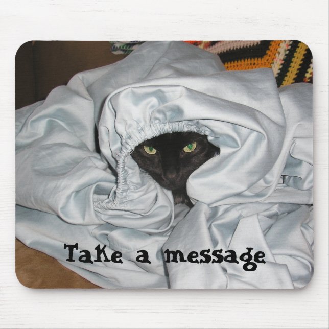 Imbecil na cama - mousepad (Frente)